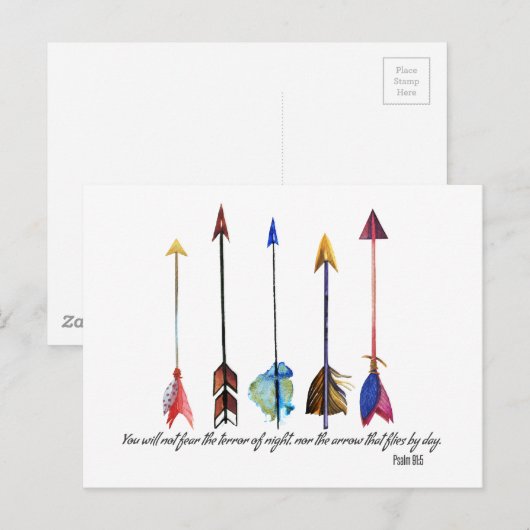 詩編91矢印 ポストカード (正面/裏面)