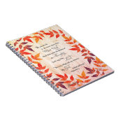 詩編91聖書の詩のパーソナライズされた祈りの言葉雑誌 ノートブック (右側)