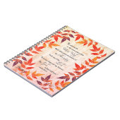 詩編91聖書の詩のパーソナライズされた祈りの言葉雑誌 ノートブック (左側)