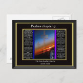 詩編91黒枠 ポストカード (正面/裏面)