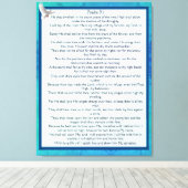 詩編91 キャンバスプリント (インサイチュ (ウッドフロア))