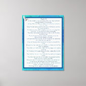 詩編91 キャンバスプリント (正面)