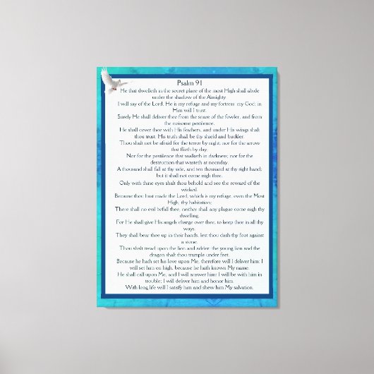 詩編91 キャンバスプリント (正面)