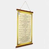 詩編91 吊り下げ型タペストリー (傾斜あり)