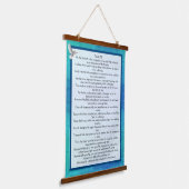 詩編91 吊り下げ型タペストリー (傾斜あり)