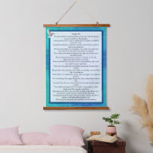 詩編91 吊り下げ型タペストリー (寝室)