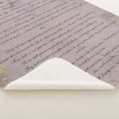 詩編91,聖なる書物、 経典&ユーカリ葉ス，紫 シェルパブランケット (3/4)