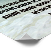 詩編91:1 ポスター (角)