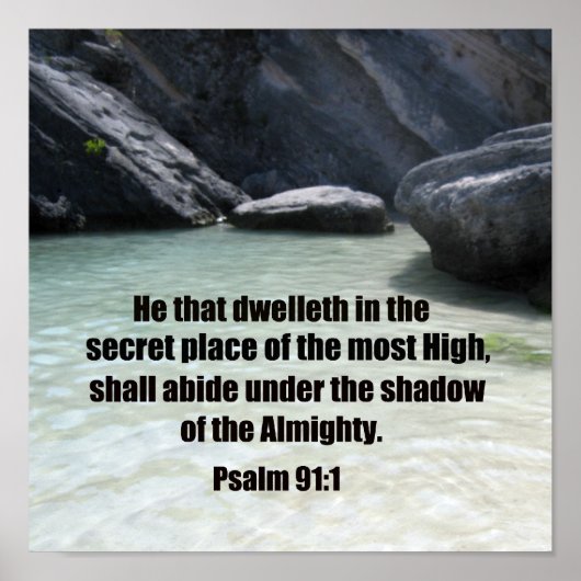 詩編91:1 ポスター (正面)