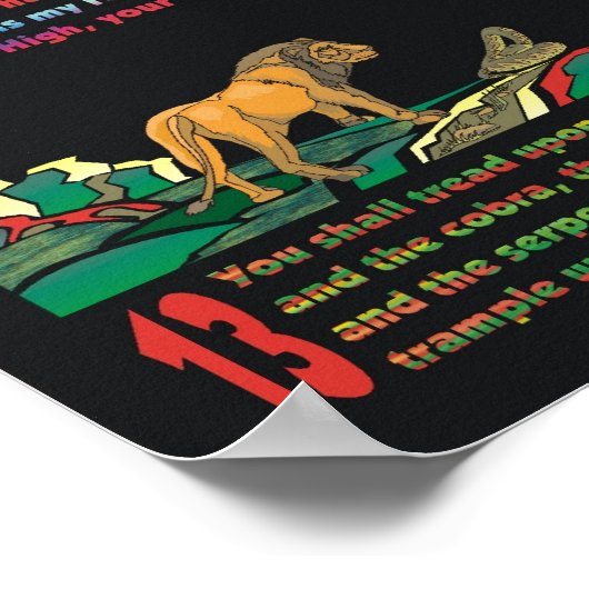 詩編91:1-16 ポスター (角)