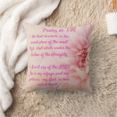 詩編91:1-2装飾用クッション クッション (ブランケット)