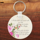 詩編91:1-2 キーホルダー (正面)