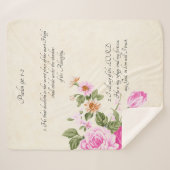 詩編91:1-2 シェルパブランケット (正面(横))