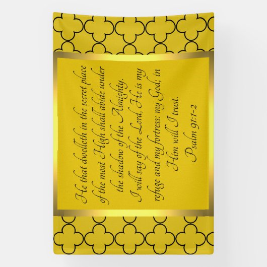 詩編91:1-2 横断幕 (縦)