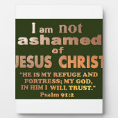 詩編91:2 フォトプラーク (正面)