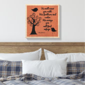 詩編91:4キャンバスプリント キャンバスプリント (インサイチュ (寝室))