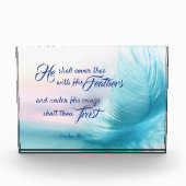 詩編91:4キングジェームズフォトブロック フォトブロック (正面)