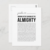 詩編91 NKJV ポストカード (正面/裏面)