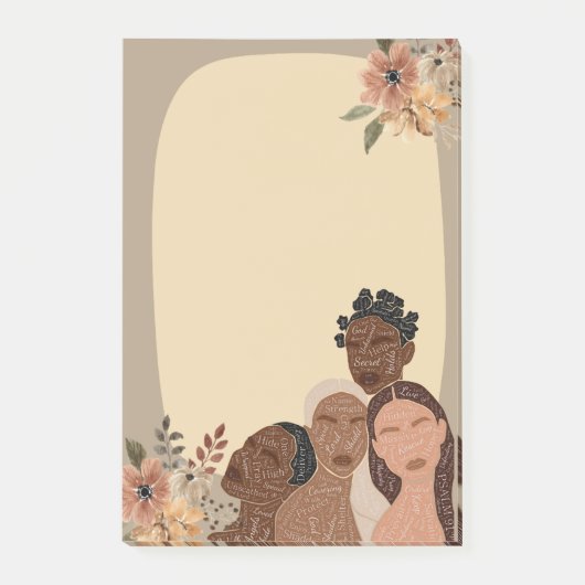 詩編91, TPT黒人女性スティッキー ポストイット (正面)