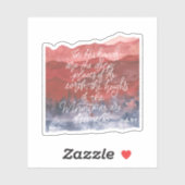 詩編95山ステッカー シール (シート)