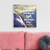 詩編:私のハートが詩に圧倒されたとき キャンバスプリント (インサイチュ (リビング))