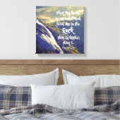 詩編:私のハートが詩に圧倒されたとき キャンバスプリント (インサイチュ (寝室))