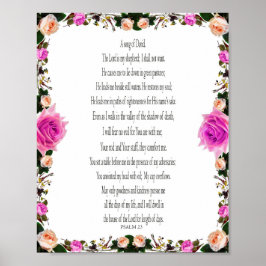 詩編、紫のフローラ、バリューポスター紙（マット） ポスター