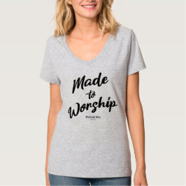 詩編 95:1 拝むために造られた Tシャツ
