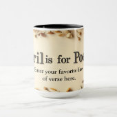 詩花爛漫　花の文学喫茶 マグカップ (中央)