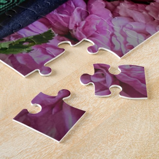 詩集とバラ ジグソーパズル (側面)