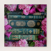 詩集とバラ ジグソーパズル (横)