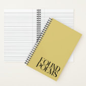 詩集エレガントヴィンテージ美学 ノートブック (内側)