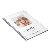 詩集フォトモノグラムタイポグラフィ ノートブック (右側)