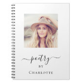 詩集フォトモノグラムタイポグラフィ ノートブック (正面)