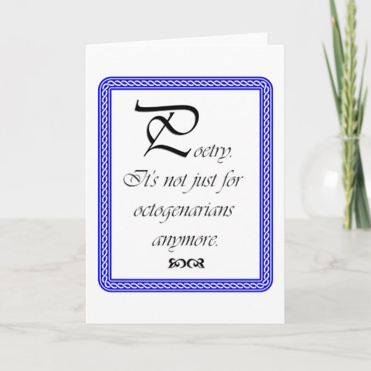 詩 カード (正面)