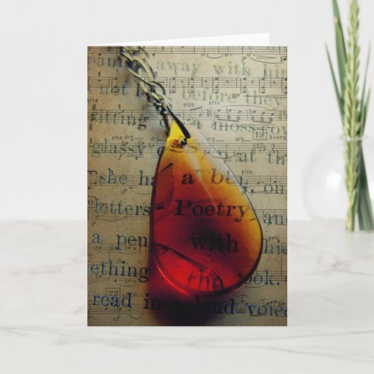 詩 カード (正面)