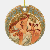 詩、クリスマスプレゼント セラミックオーナメント (裏面)