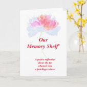 詩:ペットと折り畳みカードの特別な思い出 カード (黄色い花)