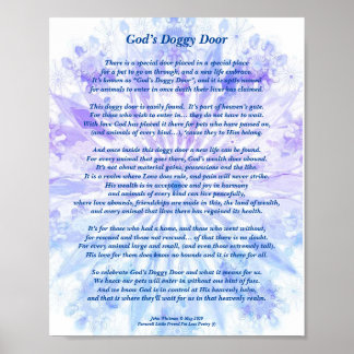 詩：ペットの思い出、ポスター（マット） ポスター