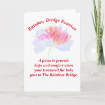 詩：ペットの損失のための心地よい; FL，折り畳まれたカード