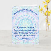 詩:ペットの損失のための心地よい; PBP,折り畳み カード (黄色い花)