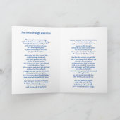 詩:ペットの損失のための心地よい;POBY、折り畳み カード (内部)