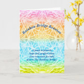 詩:ペットの損失のための心地よい;POBY、折り畳み カード (黄色い花)