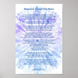 詩：ペットの特別な思い出、ポスター（マット仕上げ） ポスター