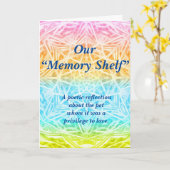 詩:ペットの特別な思い出、折り畳まれたカードPOBG カード (黄色い花)