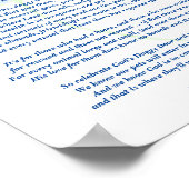 詩：ペットの特別な思い出、FLポスター（マット） ポスター (角)