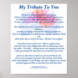 詩：ペットへの追悼 フラ ポスター マット