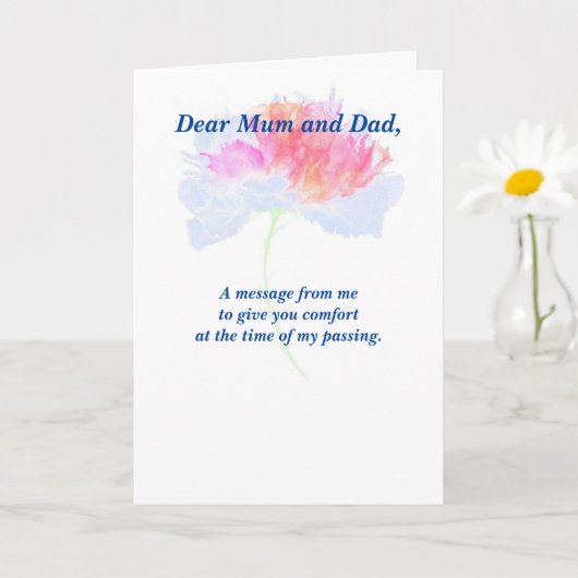 詩:ペットロス悔やみや弔慰FL折り畳み カード (小さな植物)