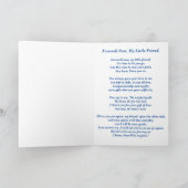 詩：ペットロス悔やみや弔慰FLST折り畳みグリーティング  カード (内部)