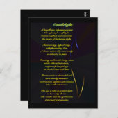 詩 ポストカード (正面/裏面)